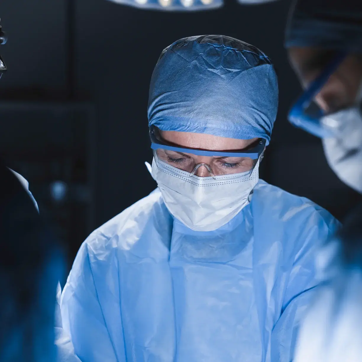 Surgeon operating