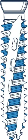 Dual-pitch threaded screw